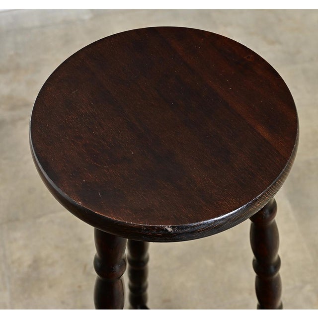 English 19th Century Bobbin Turned Stool For Sale - Image 4 of 10
