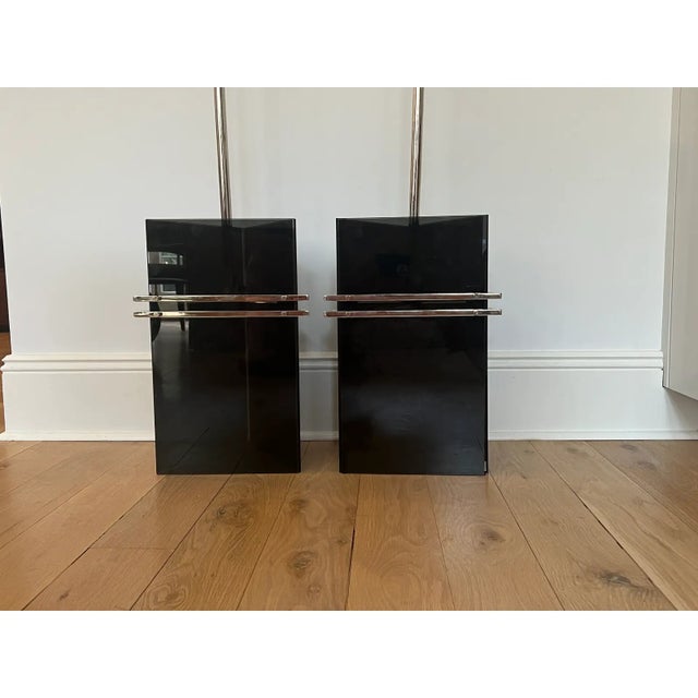 Lajos Kozma 1920s Hungarian Art Deco Smoked Glass Pendant Lights - a Pair For Sale - Image 4 of 11