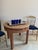 Brown Harrison Van Horn Round Game Table Lacquered Raffia Sliding Shelf 1980s Glamour For Sale - Image 8 of 13