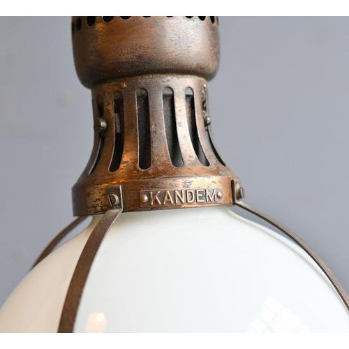 Bauhaus Kandem Model 502 Pendant Light by Marianne Brandt, 1920s For Sale - Image 3 of 10