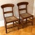 Antique English-Style Bar Back Chairs — a Pair For Sale - Image 12 of 13