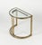 Goldenrod Mid-Century Modern Brass and Glass Nesting Tables, 1970s, Set of 2 For Sale - Image 8 of 18