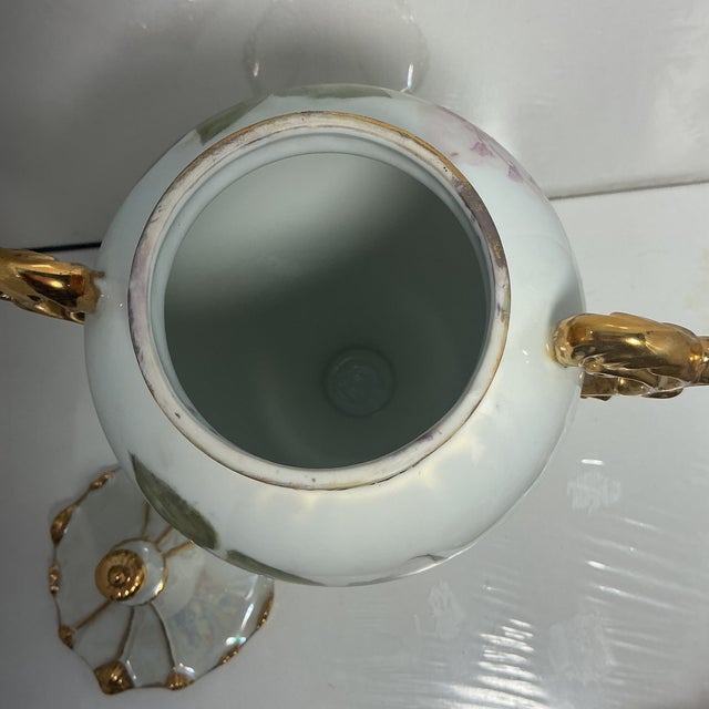 Mid 20th Century Lenwile-Ardalt Footed Urn For Sale - Image 4 of 11