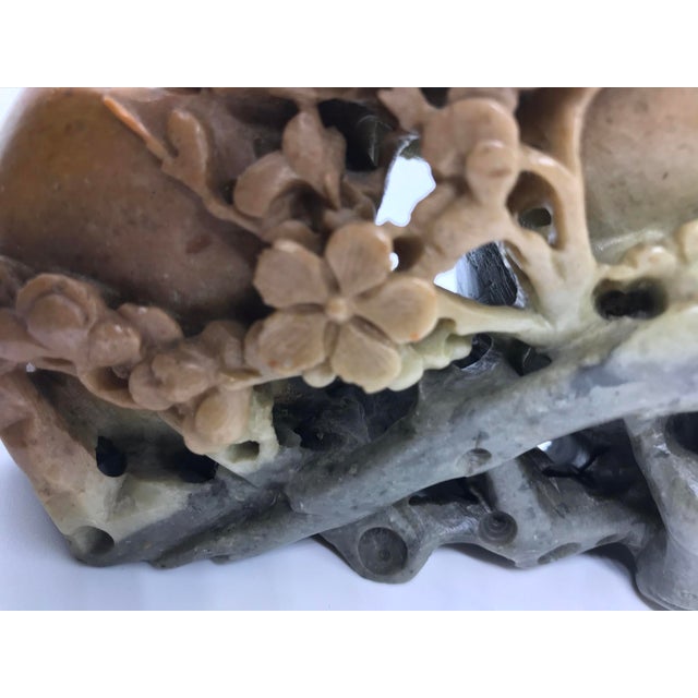 Vintage Pretty Soapstone Holder For Sale - Image 9 of 11