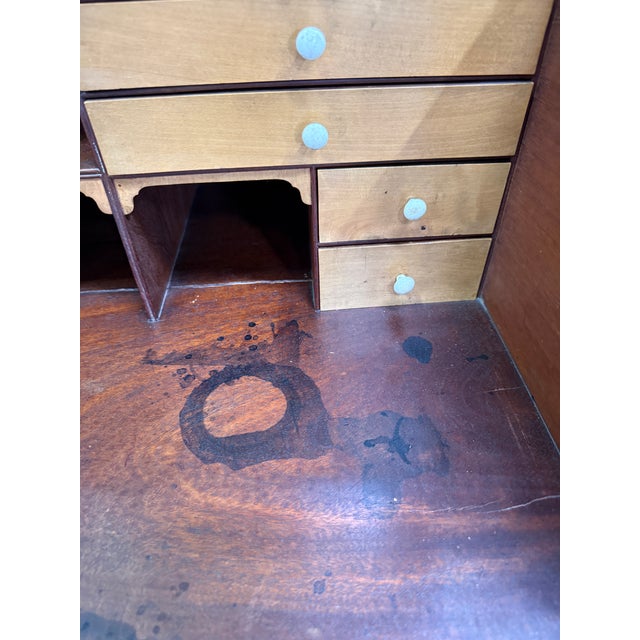 George III Mahogany Secretary Bookcase c.1800 93" For Sale - Image 14 of 17