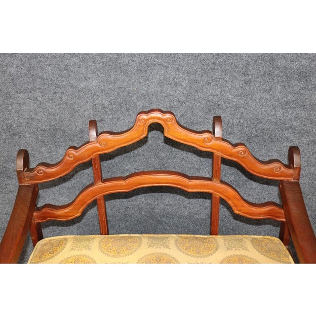 1960's Chinoiserie Style Carved Savonarola Chair For Sale In Philadelphia - Image 6 of 10