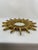 1960s French Style 17.25" Gilded Sunburst Wall Mirror For Sale - Image 6 of 18