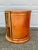 A Trompe l'Oeil Library Table | Embossed Faux Books Round Drinks Table For Sale - Image 12 of 13