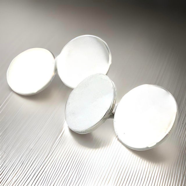 Tiffany & Co Estate Sterling Silver Cufflinks 9 Grams TIF721 Newly Professionally Polished and looks wonderful!! Ready to...