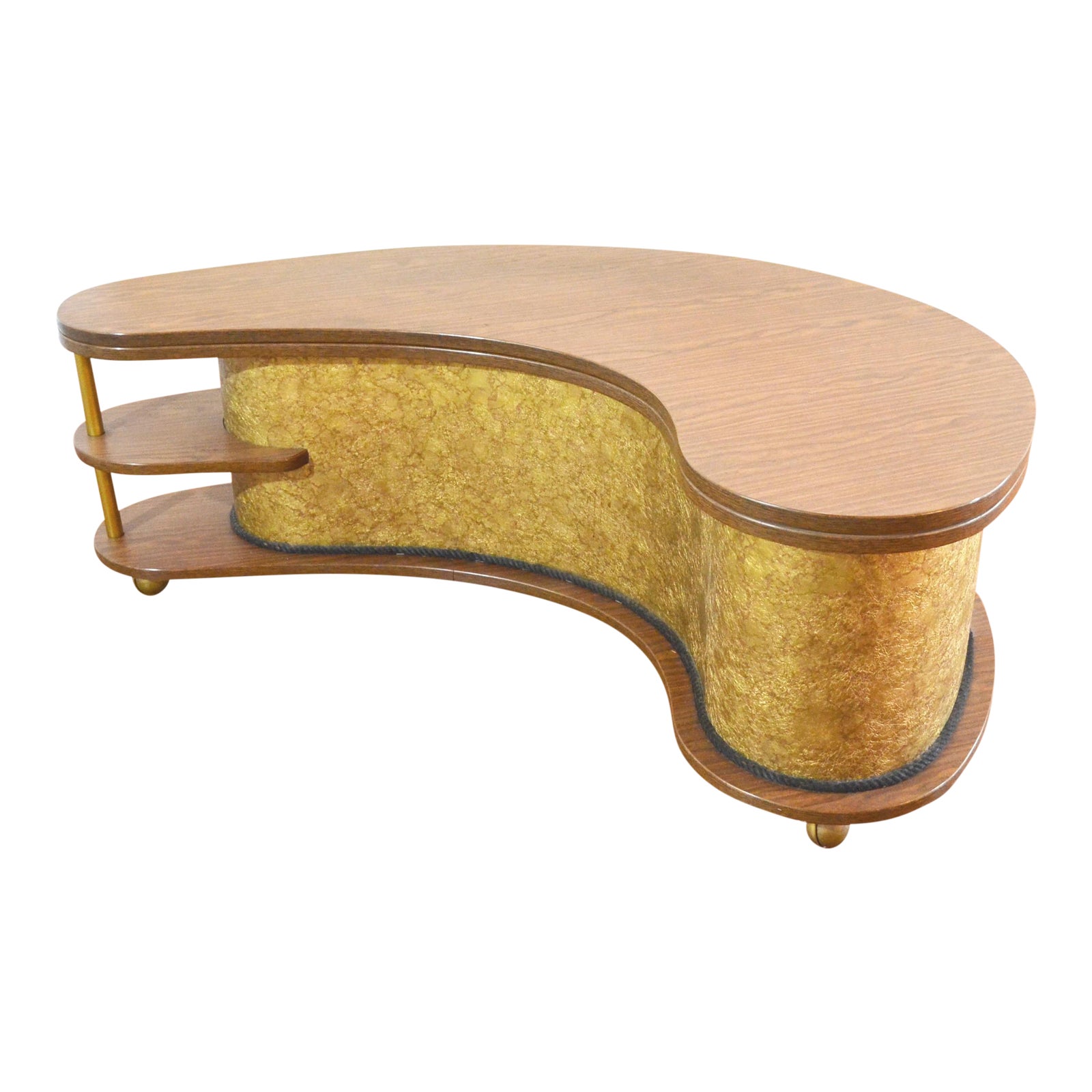 Coffee Table / Bar Grand Server by AH Stock Boomerang Kidney