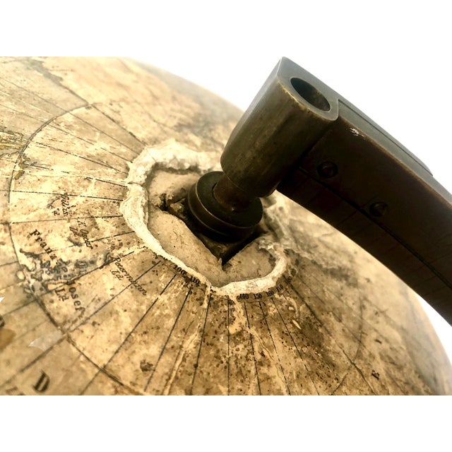 Late 19th Century Rare German 1879 Dietrich Reimer Terrestrial Globe, Cartography by Heinrich Kiepert (1818–1899) For Sale - Image 5 of 18