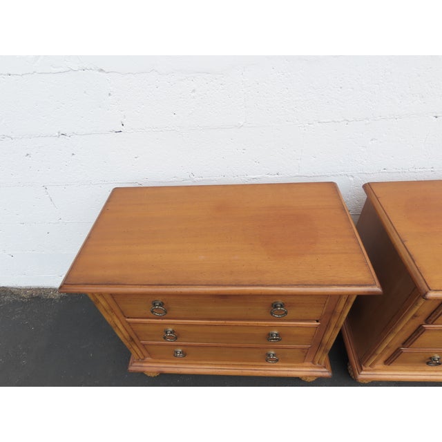 Tommy Bahama Costal Pineapple Design Large Nightstands Side End Tables 6435 For Sale - Image 18 of 18