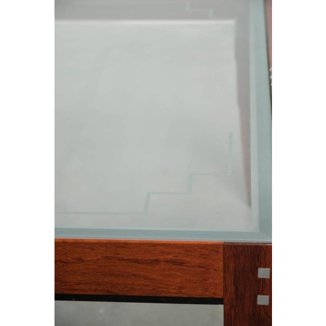 Brown Art Deco Decoforma Series Coffee Table with Glass Top from Schuitema For Sale - Image 8 of 12