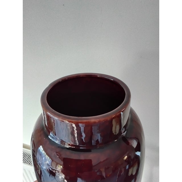 Mid-Century Modern West German Fat Lava Vase from Scheurich, 1970s For Sale - Image 3 of 5