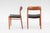 Mid-Century Modern Model 75 Dining Chairs by Niels Otto Møller for J.L. Møller Mobelfabrik, Denmark, 1960s, Set of 4 For Sale - Image 3 of 6