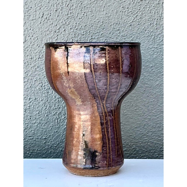Vintage Original Studio Pottery Vase For Sale - Image 12 of 12