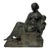 Henry-Ernest Parayre, Seated Mother and Child, H. Rouard Foundry, Paris, 1928 For Sale