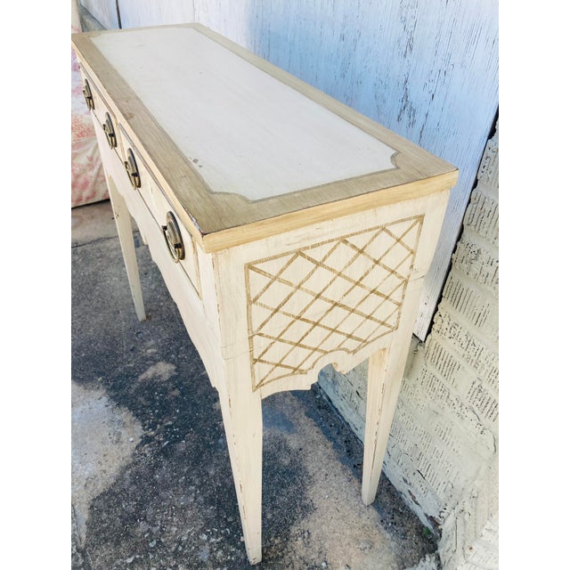 Hollywood Regency Style Console Table | Chairish