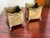 French Vintage French Louis XV Style Mottahedeh Brass Cachepots, a Pair For Sale - Image 3 of 7