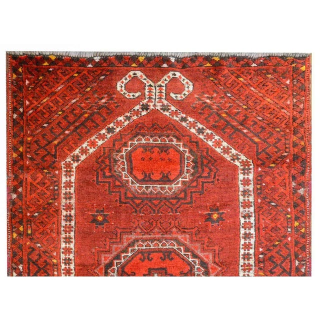 Tribal ]Early 20th Century Afghan Ersari Prayer Rug For Sale - Image 3 of 10