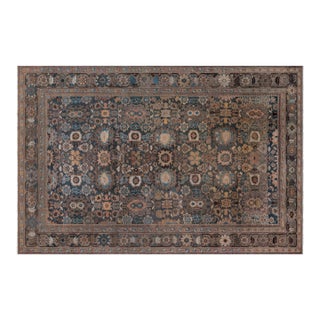Authentic 19th Century Persian Sultanabad Handmade Wool Rug For Sale