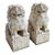Old Mongolian Stone Foo Dog Statues - Pair For Sale