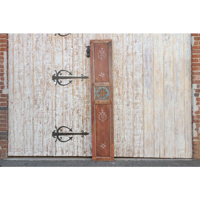 A lovely antique painted wall panel from Indonesia. It was originally an architectural panel above an entrance door. This...