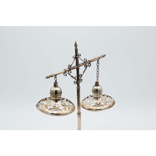 Silver Lamp in the Shape of Crucifix, in Good conditions. Up to 250V (Europe/UK Standard).The wiring of this item may be...