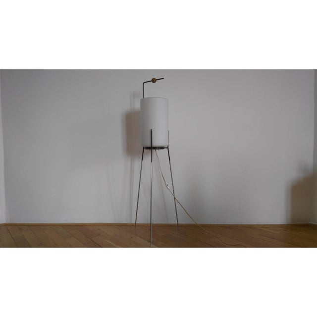 Floor Lamps by Josef Hurka for Napako, 1960s, Set of 2, in Very Good conditions. Designed 1960 to 1969 This piece has an...