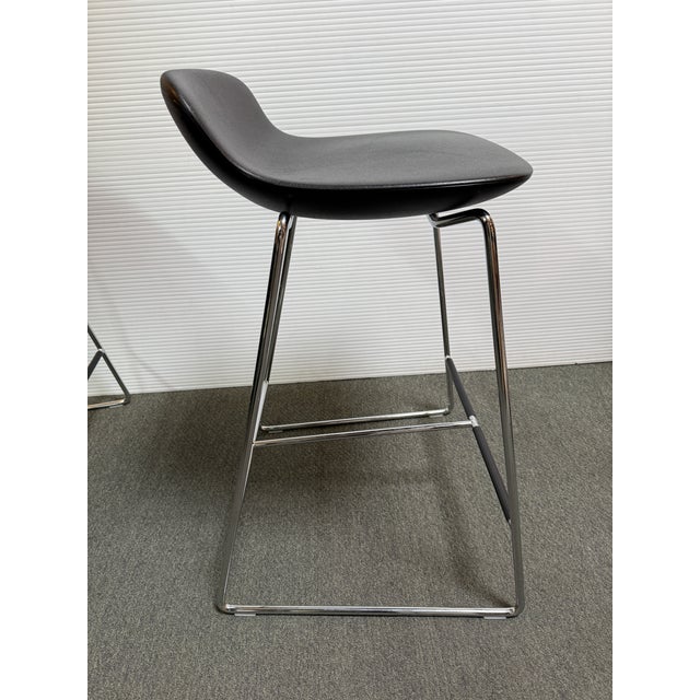 Massimo Iosa Ghini for BRF Counter Stools, Pair For Sale - Image 11 of 12