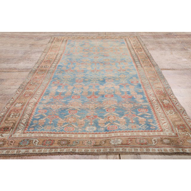Late 19th Century Persian Bijar Rug, 04'00 X 07'09 For Sale - Image 9 of 10