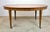 Mid 20th Century Mid Century Era Regency Federal Style Oval Walnut Dining Table by Baker Furniture For Sale - Image 5 of 12