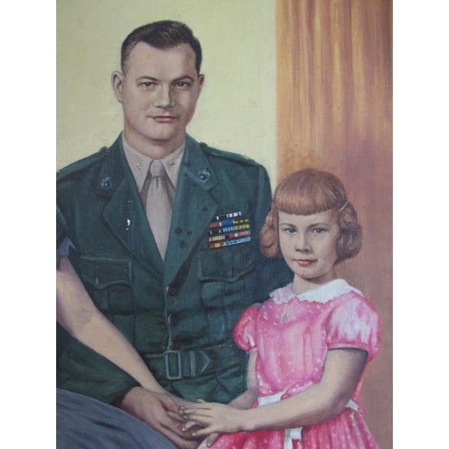 American Mid Century American Ancestor Painting by S. Shimazu, 1955 For Sale - Image 3 of 14