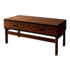 Japandi Lowboard Chest of Drawers in Teak, 1960s For Sale