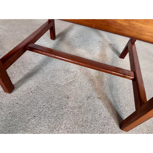 Model BM73 Armchair in Teak by Børge Mogensen for Fredericia, Denmark, 1950s For Sale - Image 13 of 15