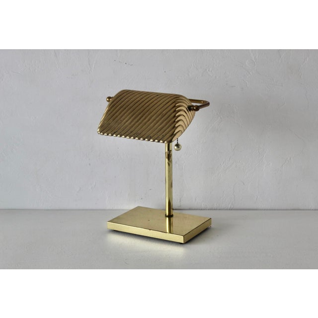 Vintage George Kovacs Brass Bankers Piano Desk Lamp For Sale In Miami - Image 6 of 18