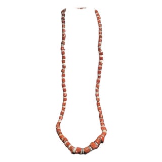 Early 20th Century Large Heishi Shell Necklace. For Sale