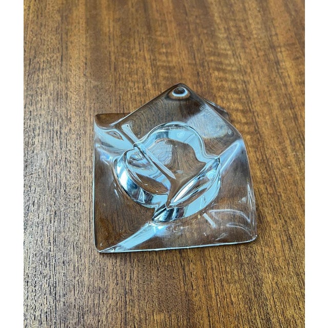 Vintage Tornado Series Crystal Glass Candleholder by Jan Johanssen for Orrefors, Sweden For Sale - Image 10 of 18