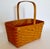 American Vintage Handcrafted Maple Longaberger Basket For Sale - Image 3 of 9