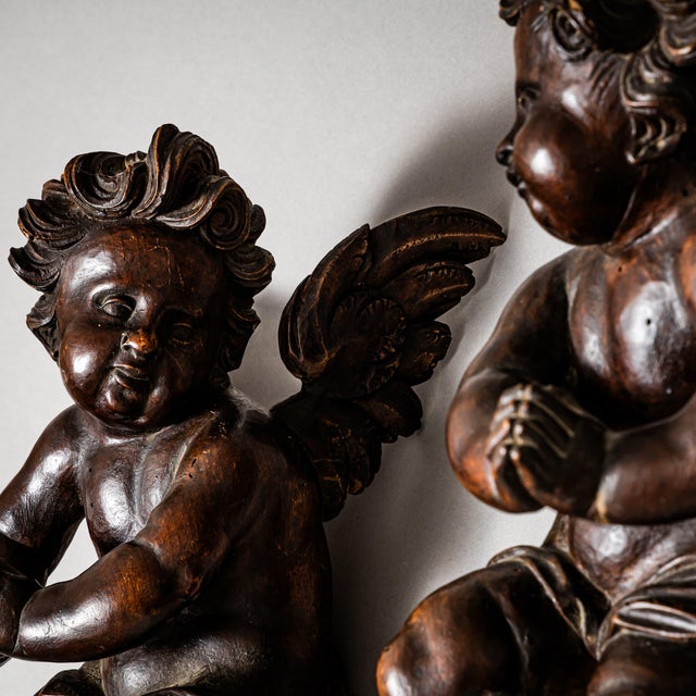 Baroque Angels, 1700s, Set of 2 For Sale - Image 5 of 8