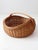 Vintage Large Willow Gathering Basket With Handle For Sale - Image 9 of 14