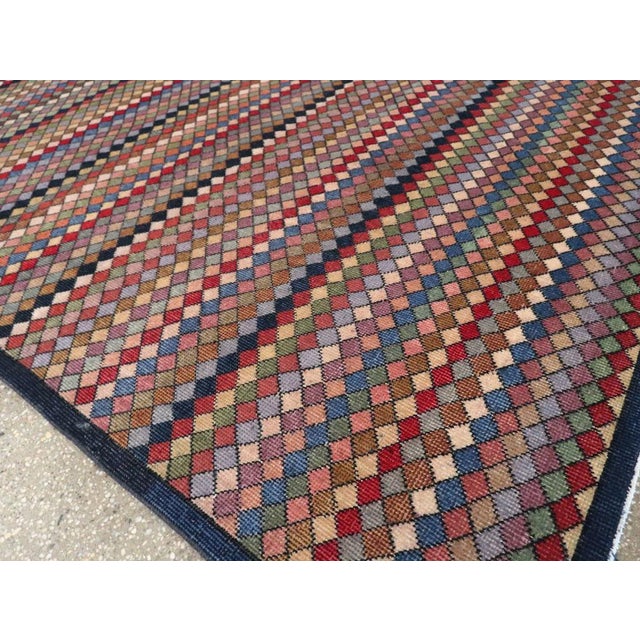 Textile Galerie Shabab Collection Mid-20th Century Handmade Turkish Anatolian Small Room Size Carpet For Sale - Image 7 of 9