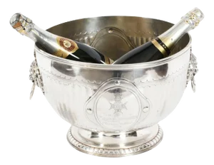 Antique Silver-Plated Lancashire Wine Cooler from Elkington, 19th Century