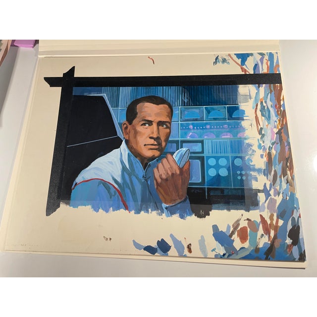 Here we have an original 1960's concept art painting done by the Legend Irwin Allen for the original 1960's Land of the...