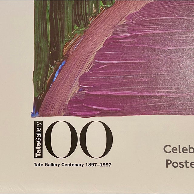 Very rare London transport poster created for the 100 year Centenary of the Tate Gallery, London. The poster features the...