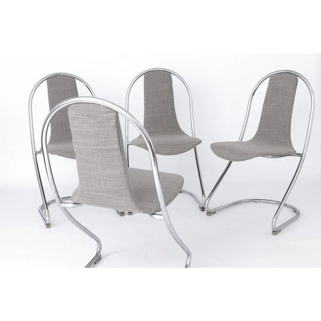 Space Age Chairs from Tacke, Germany, 1970s, Set of 4 For Sale - Image 9 of 10