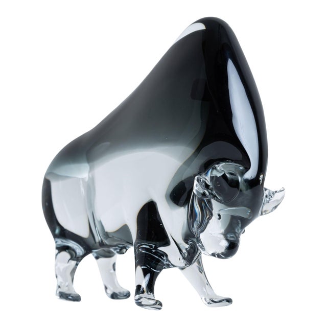 20th Century Murano Glass Buffalo from V. Nason & Co., Italy For Sale