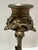 Gothic Early 19th Century Pair Ornate Gothic Revival Brass Candlesticks Hoof Feet Floral Tripod Bases For Sale - Image 3 of 9