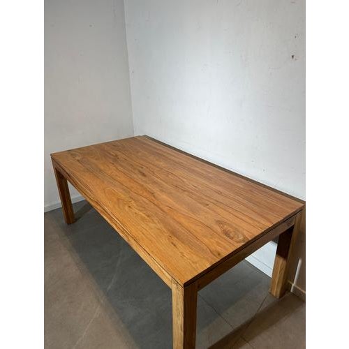 Vintage Wood Dining Table For Sale - Image 3 of 5