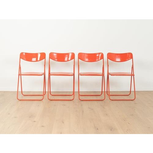 Ted Folding Chairs by Niels Gammelgaard, Set of 4 For Sale - Image 3 of 15